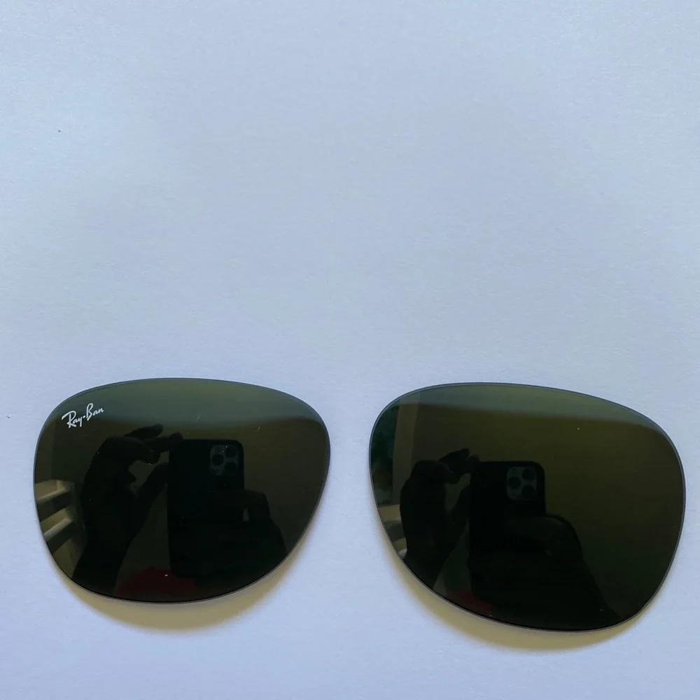 Ray Ban 2132 51mm Green Glass Replacement Lenses/ lenses only